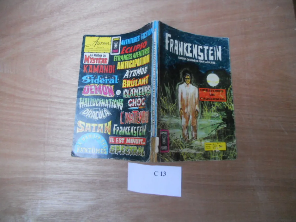 Frankenstein N°7 Aredit Créatures De Cauchemar C13