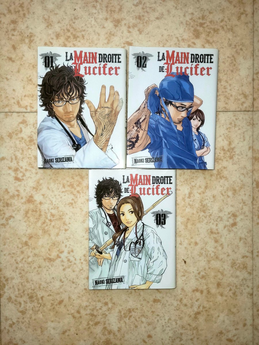 Vends lot de manga "La Main Droite De Lucifer" tome 1,2 et 3