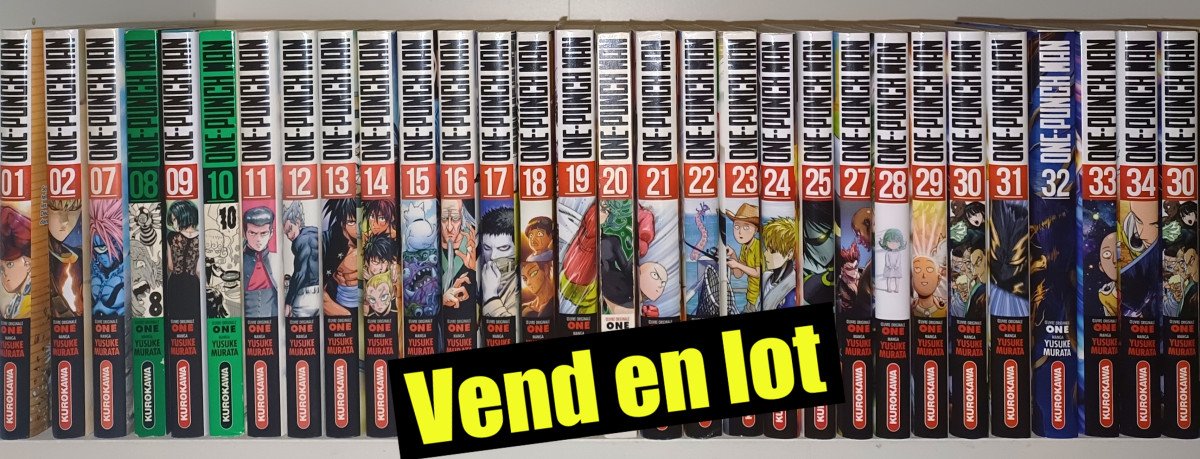 One punch man : 30 tomes (sur 34)