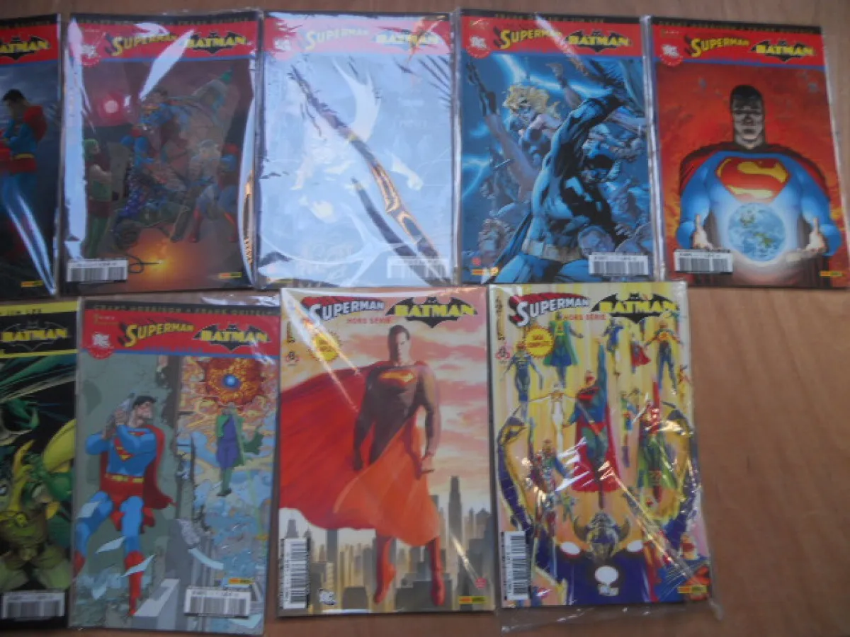 Superman / Batman Hors Série Lot De 9 Comics Du N°1 Au N°9 Collection Complète TBE