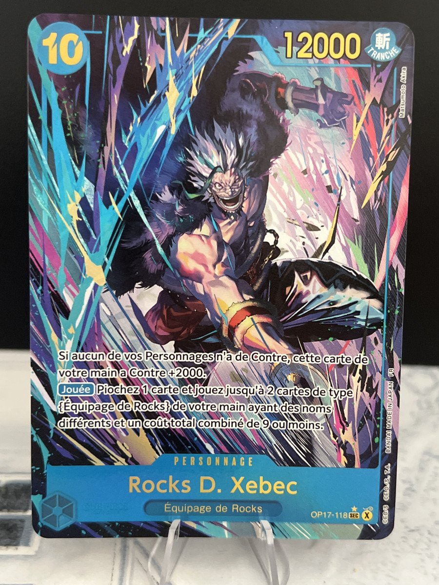 Carte secret Alternative one piece OP17-118-ROCKS D.XEBEC