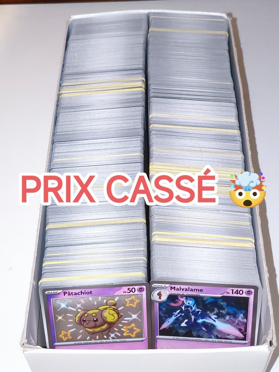 100 cartes Pokémon