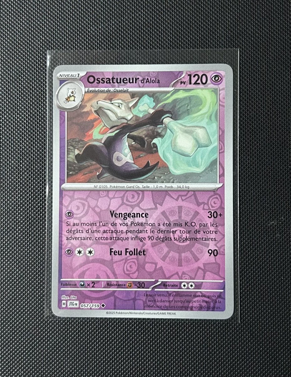 Carte Pokémon - Ossatueur d’Alola 57/159 - Reverse - Aventure Ensemble