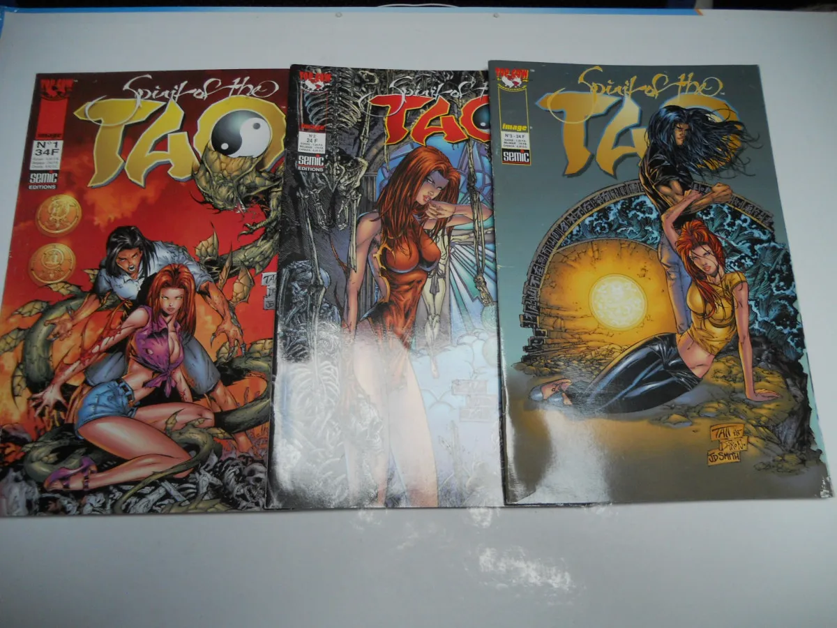 Spirit Of Tao Semic Top Cow Lot De 3 Bd N°1 / N°2/N°3 TBE