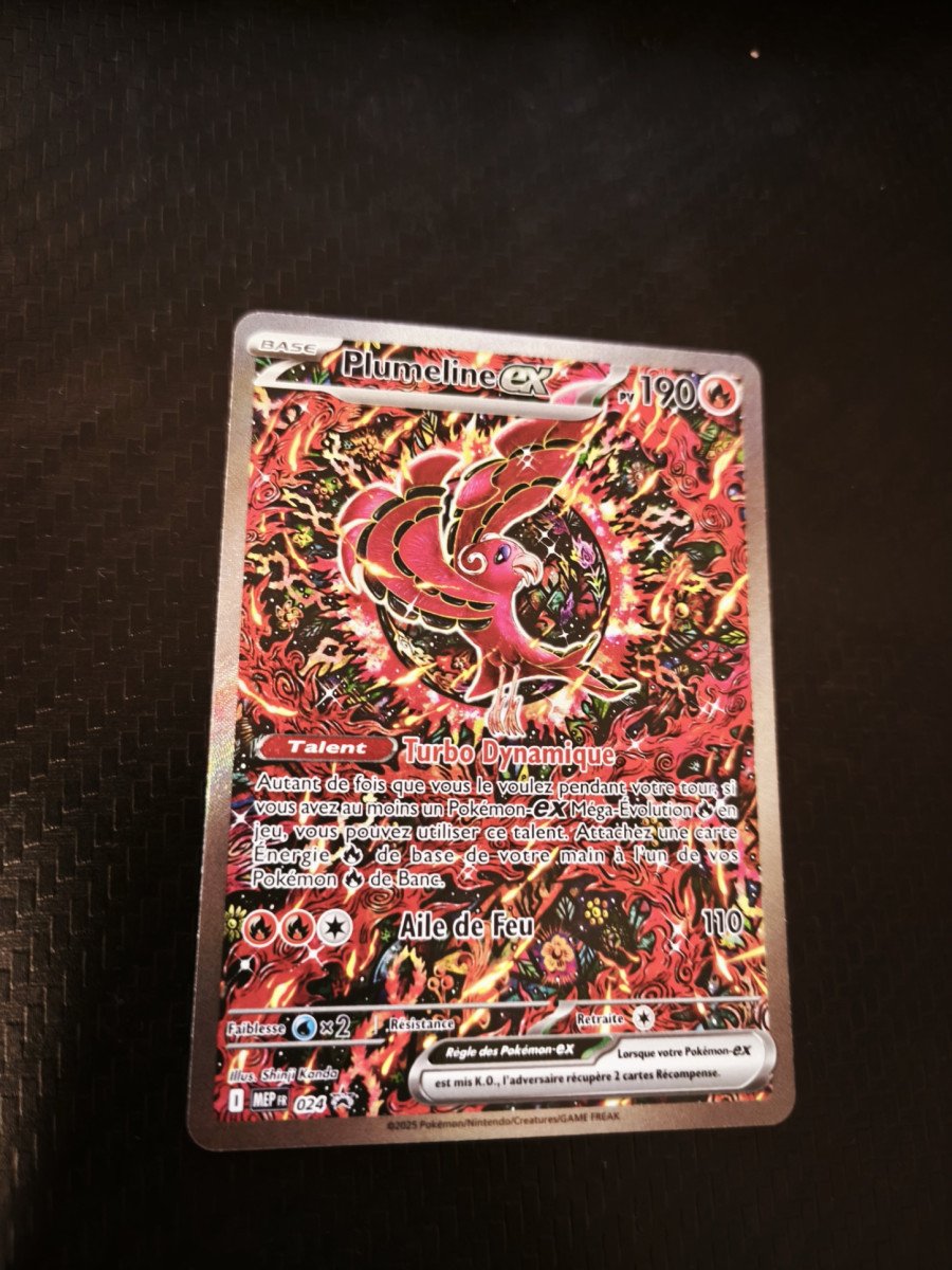 Carte Pokemon Plumeline EX Full art; Carte Promo
