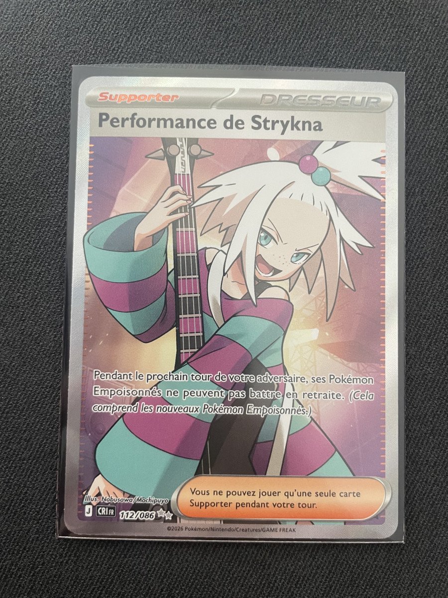 Performance de Strykna Full Art 112/086 - Édition ME 04 (Mega) - FR - NM