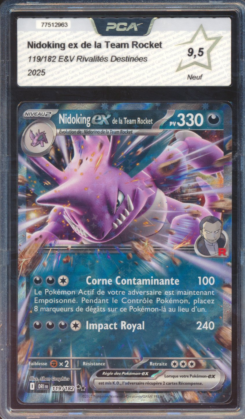 Nidoking EX de la Team Rocket - Rivalités Destinées - EV10 - FR - 77512963