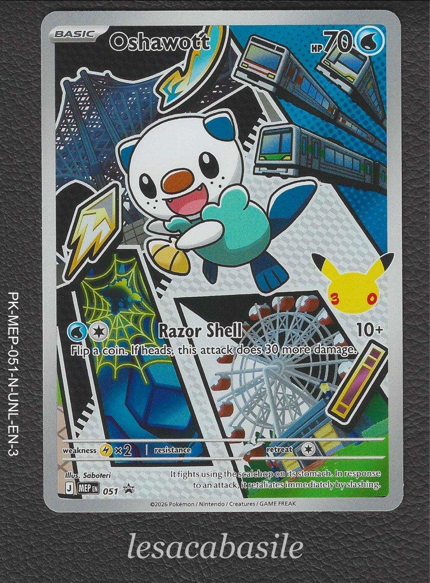 Oshawott MEP 051 - EN - Promos Méga-Evolution