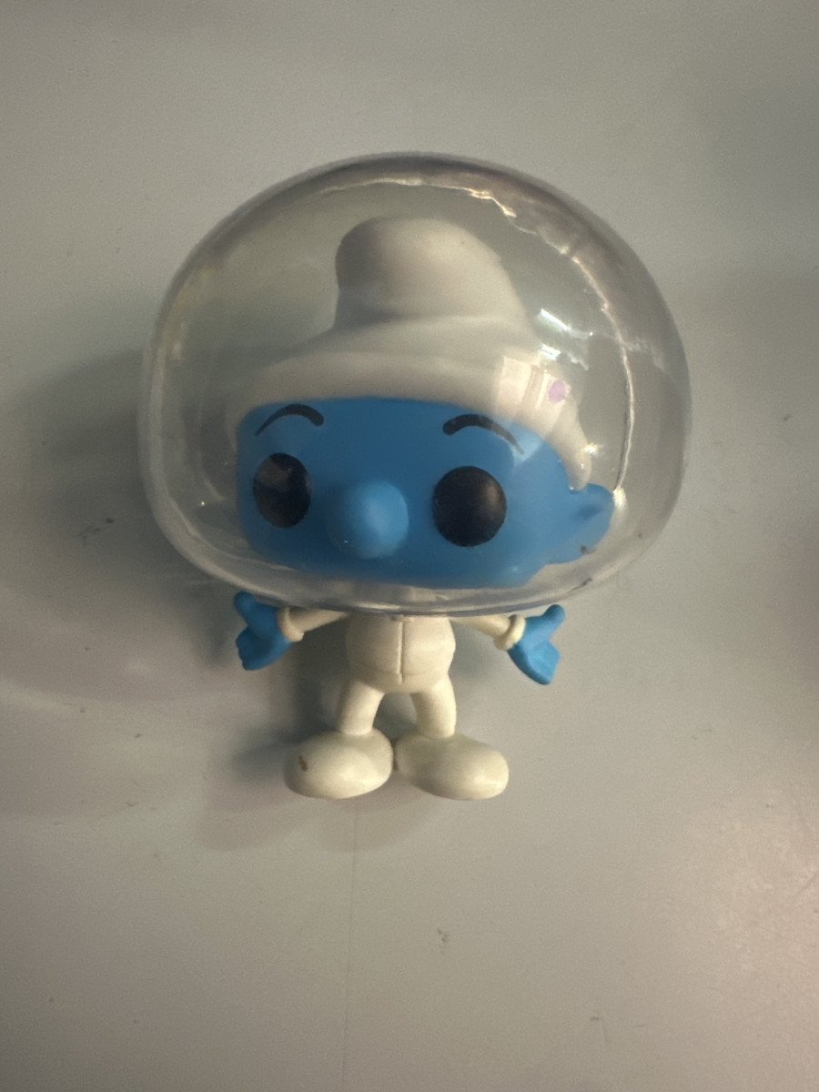 Figurine pop schtroumpfs cosmonaute sans la boîte