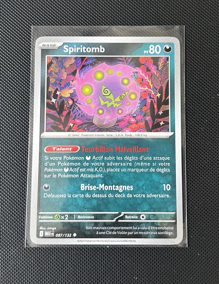 Carte Pokémon - Spiritomb 87/132 - Méga Évolution
