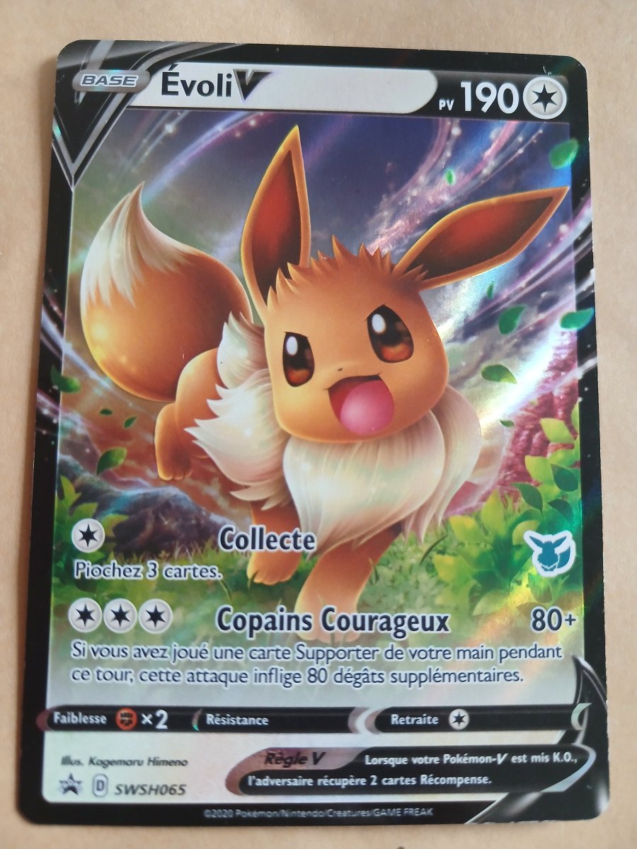 Évoli V SWSH065 Promo 2020 - Carte Pokémon FR