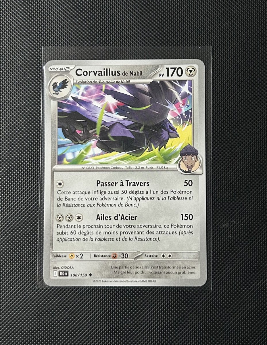 Carte Pokémon - Corvaillus de Nabil 108/159 - Aventure Ensemble