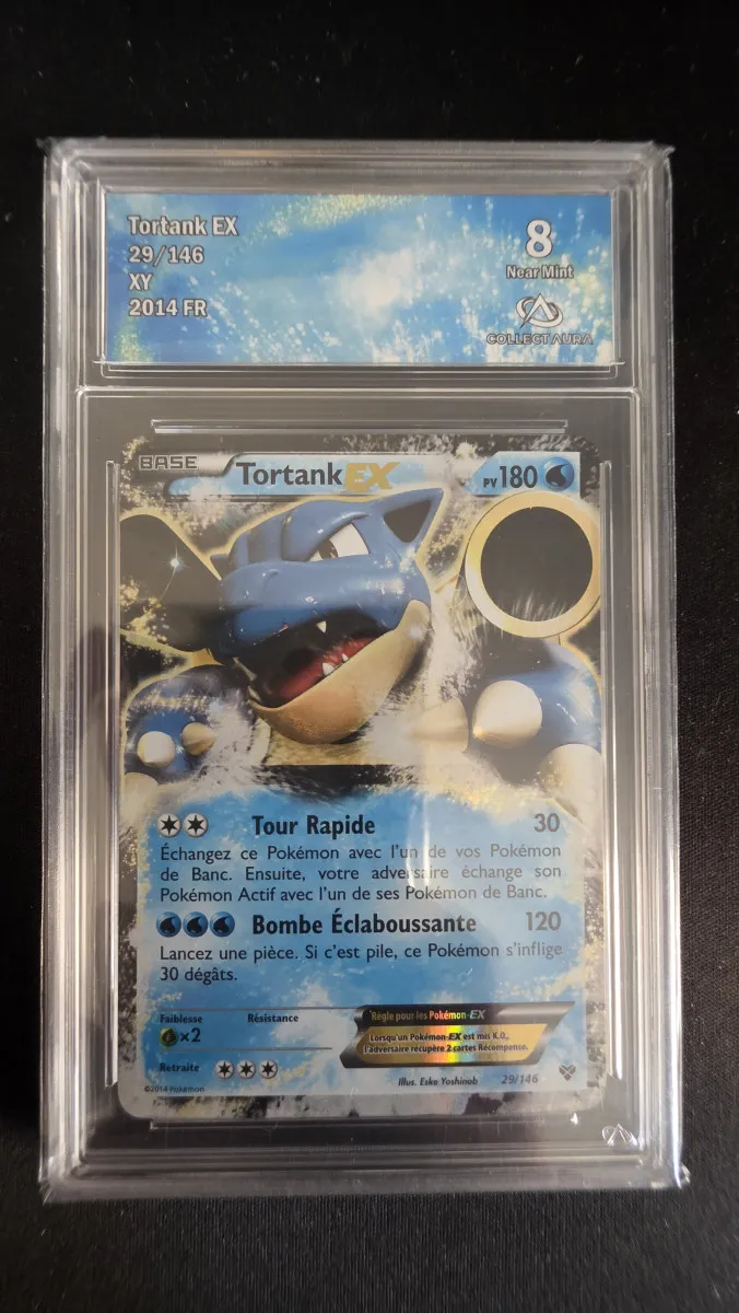 Carte Gradée Pokémon Collect Aura Tortank EX 29/146 8 n°630548877