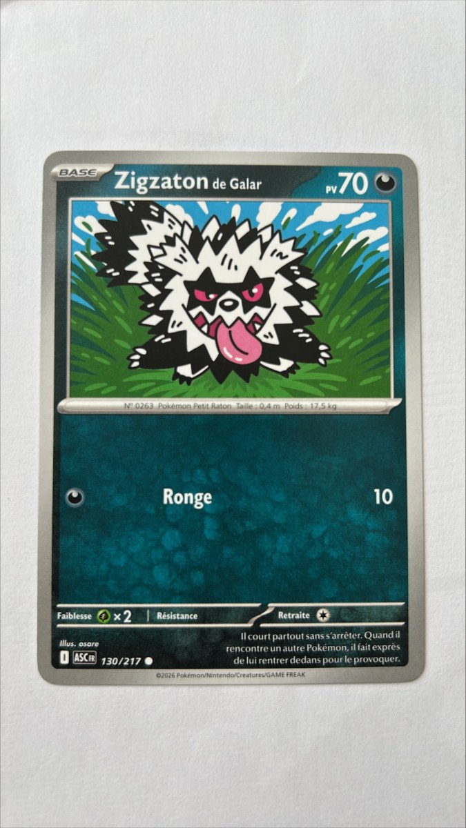 Zigzaton de Galar 130/217 Héros transcendants