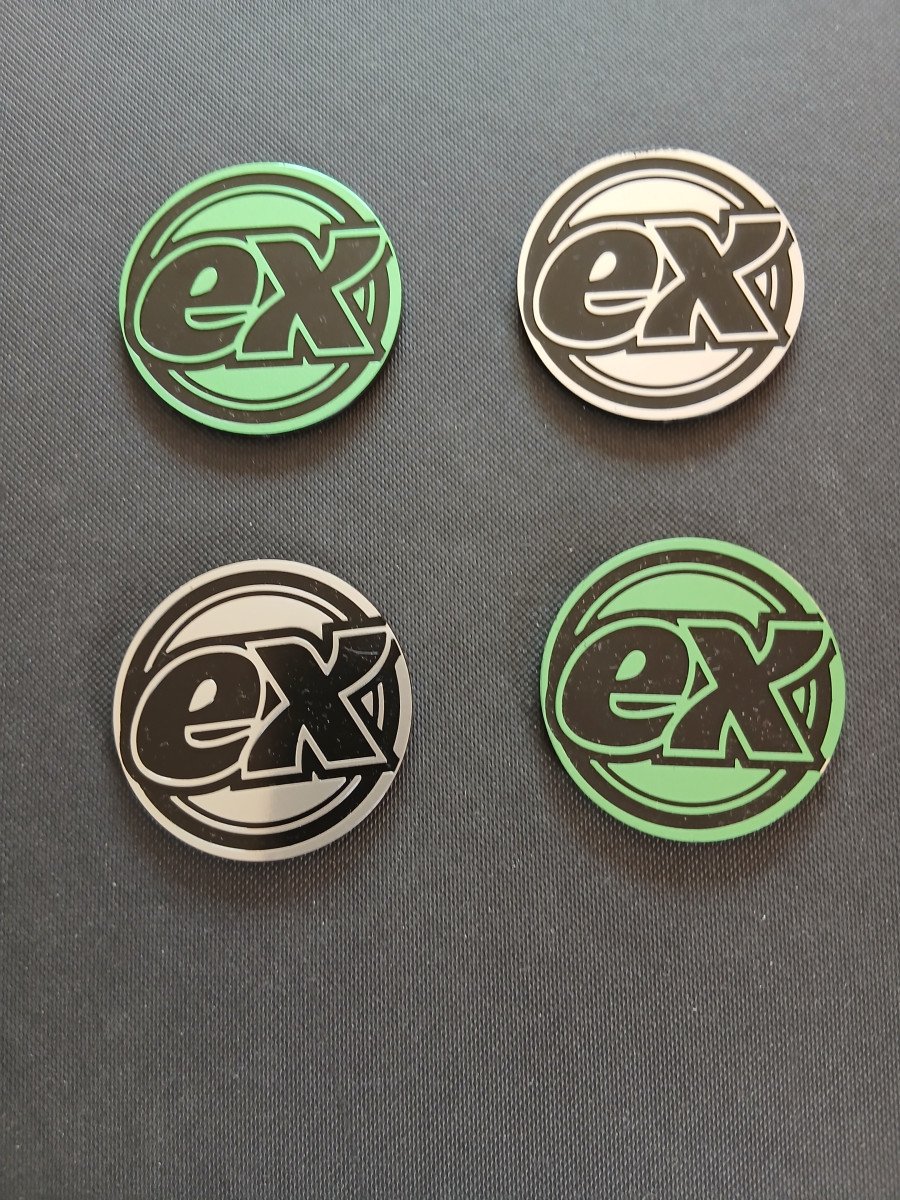 Lot de 4 Jeton Pokémon ex Deck de Combat