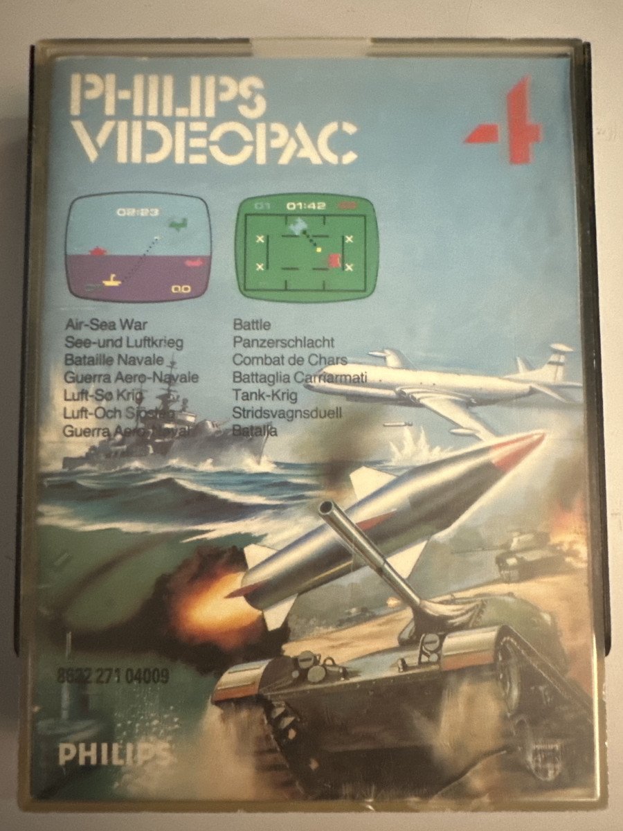 Jeu vidéopac bataille navale    combat char