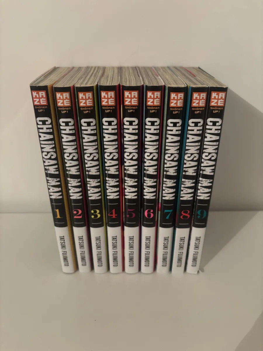 Chainsaw Man - Tomes 1 à 9 - Édition Kaze - État satisfaisant