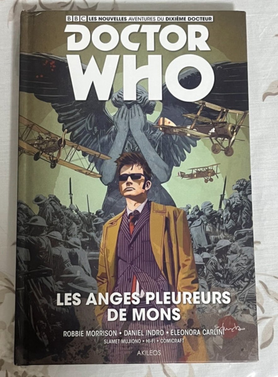 Doctor Who comics les anges pleureurs de mons