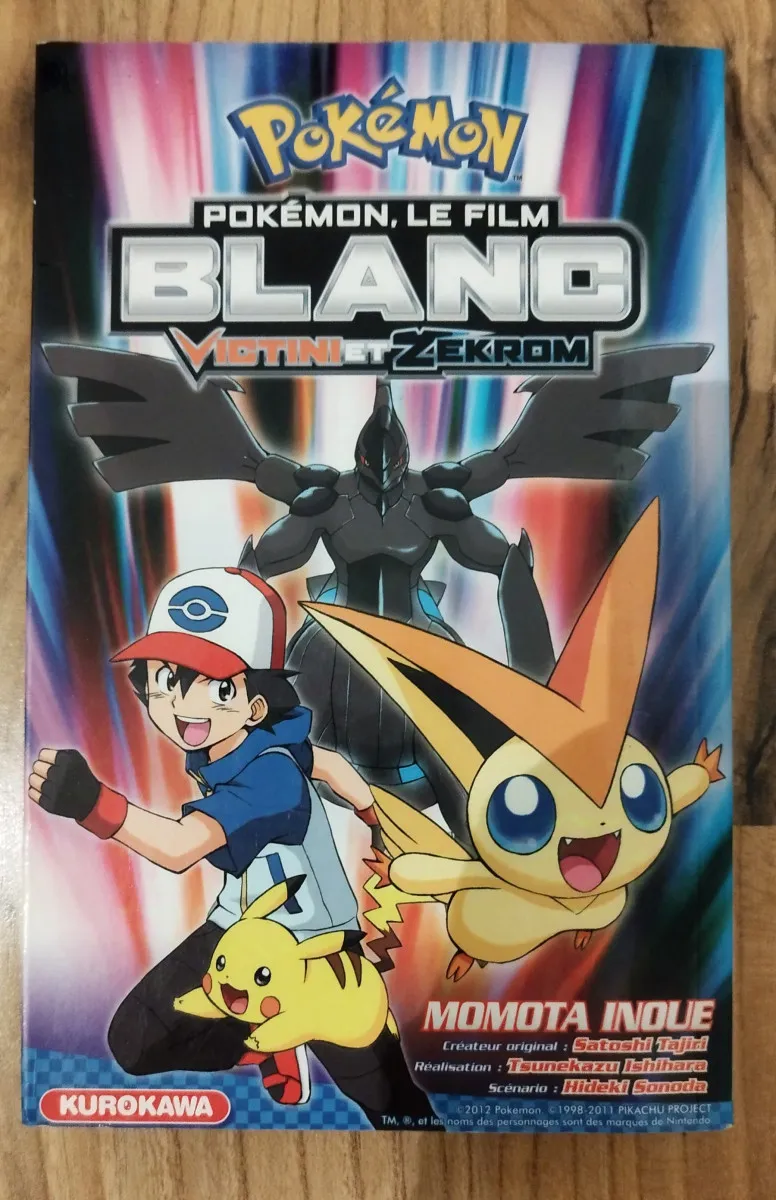 Manga pokémon le film Blanc Victini et Zekrom