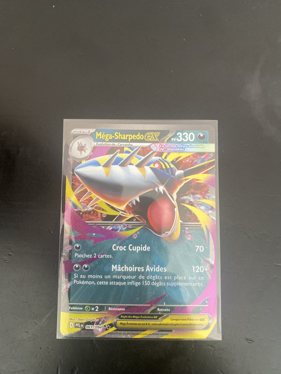 Carte méga-Sharpedo 061/094