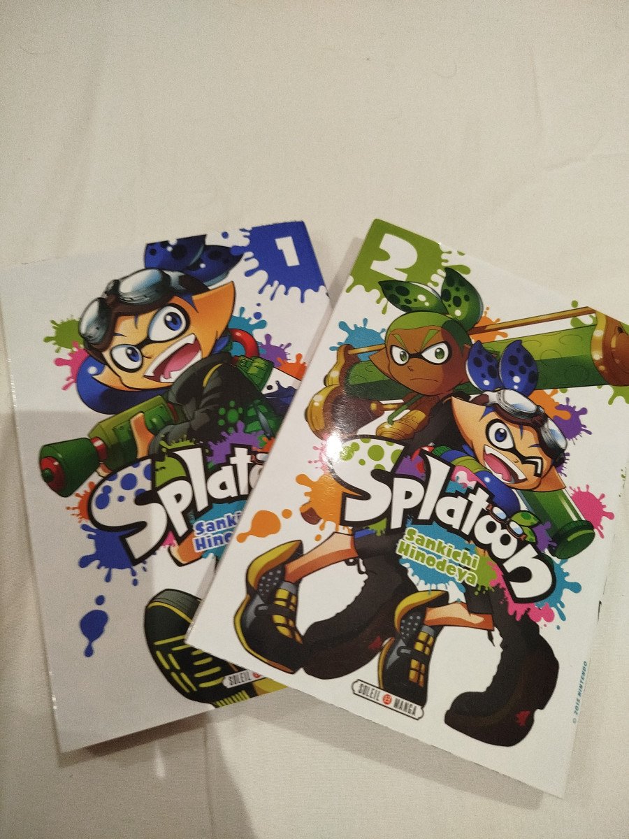 Lot de Mangas Splatoon 1 et 2