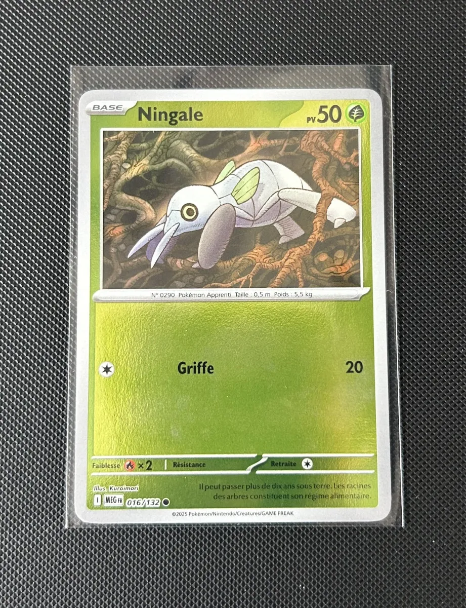 Carte Pokémon - Ningale 16/132 - Reverse - Méga Évolution