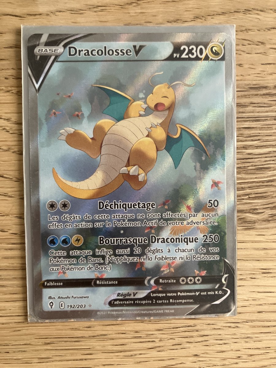 Dracolosse V alternative 192/203- excellent etat