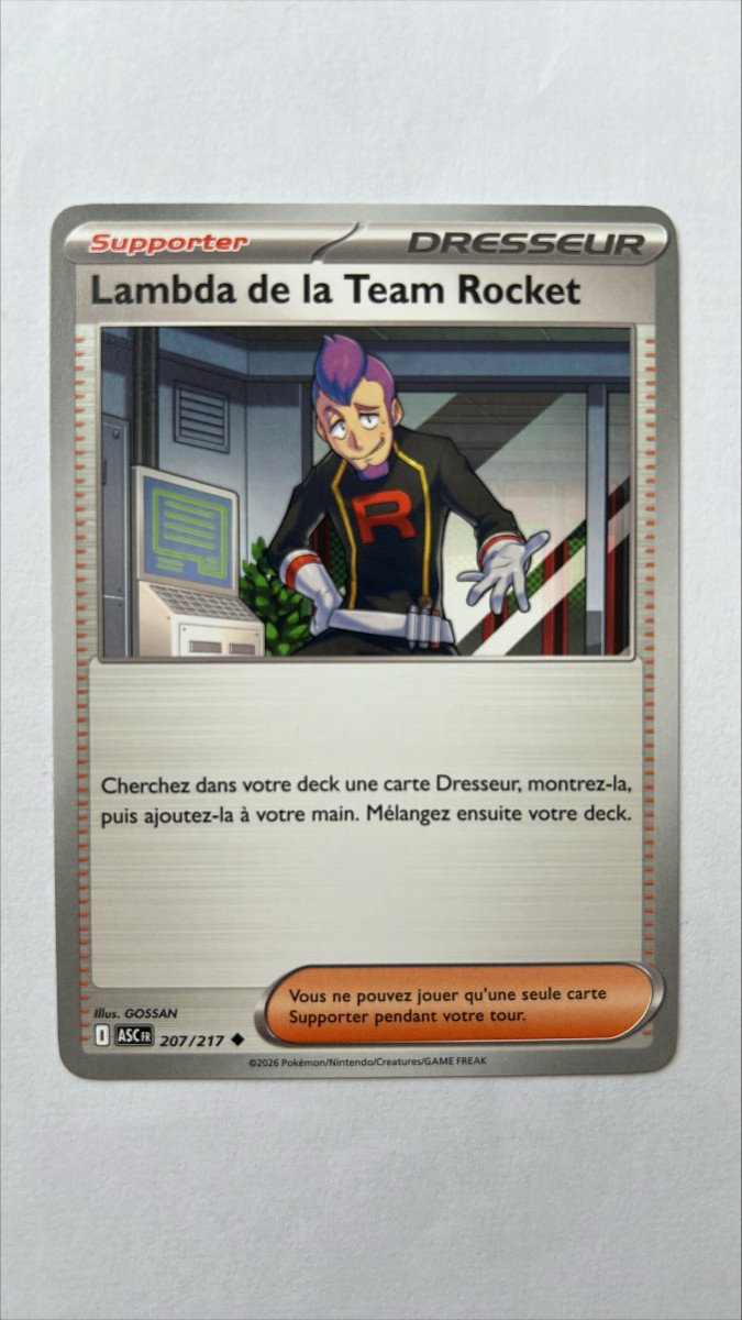 lambda de la team rocket 207/217 Héros transcendants