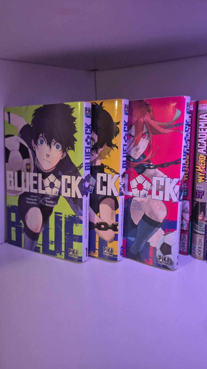 Lot mangas BlueLock (Tome 1, 2 & 3)
