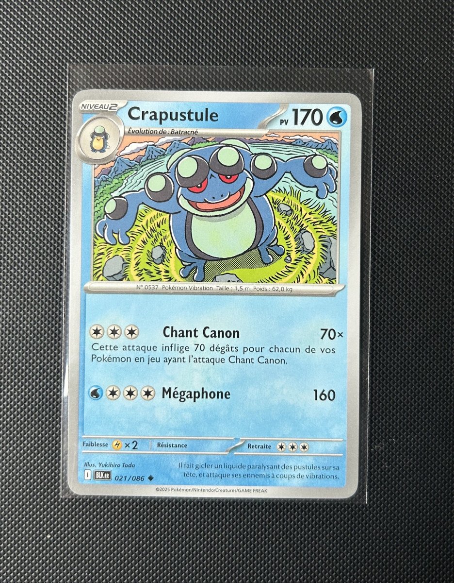 Carte Pokémon - Crapustule 21/86 - Foudre Noire