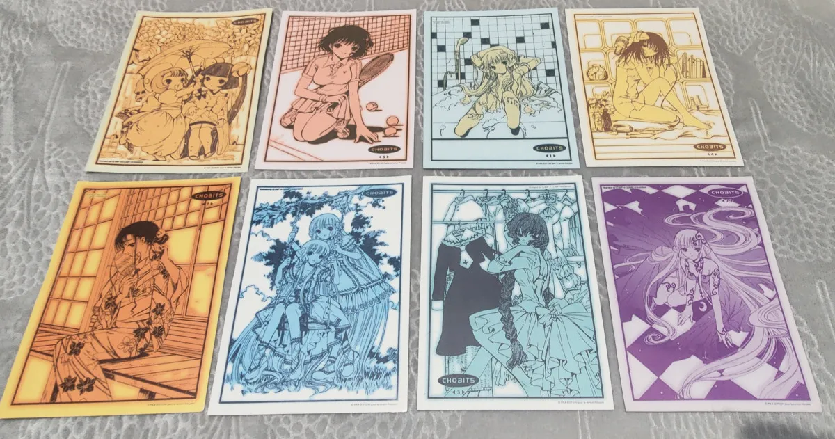 Lot 8 Cartes Chobits