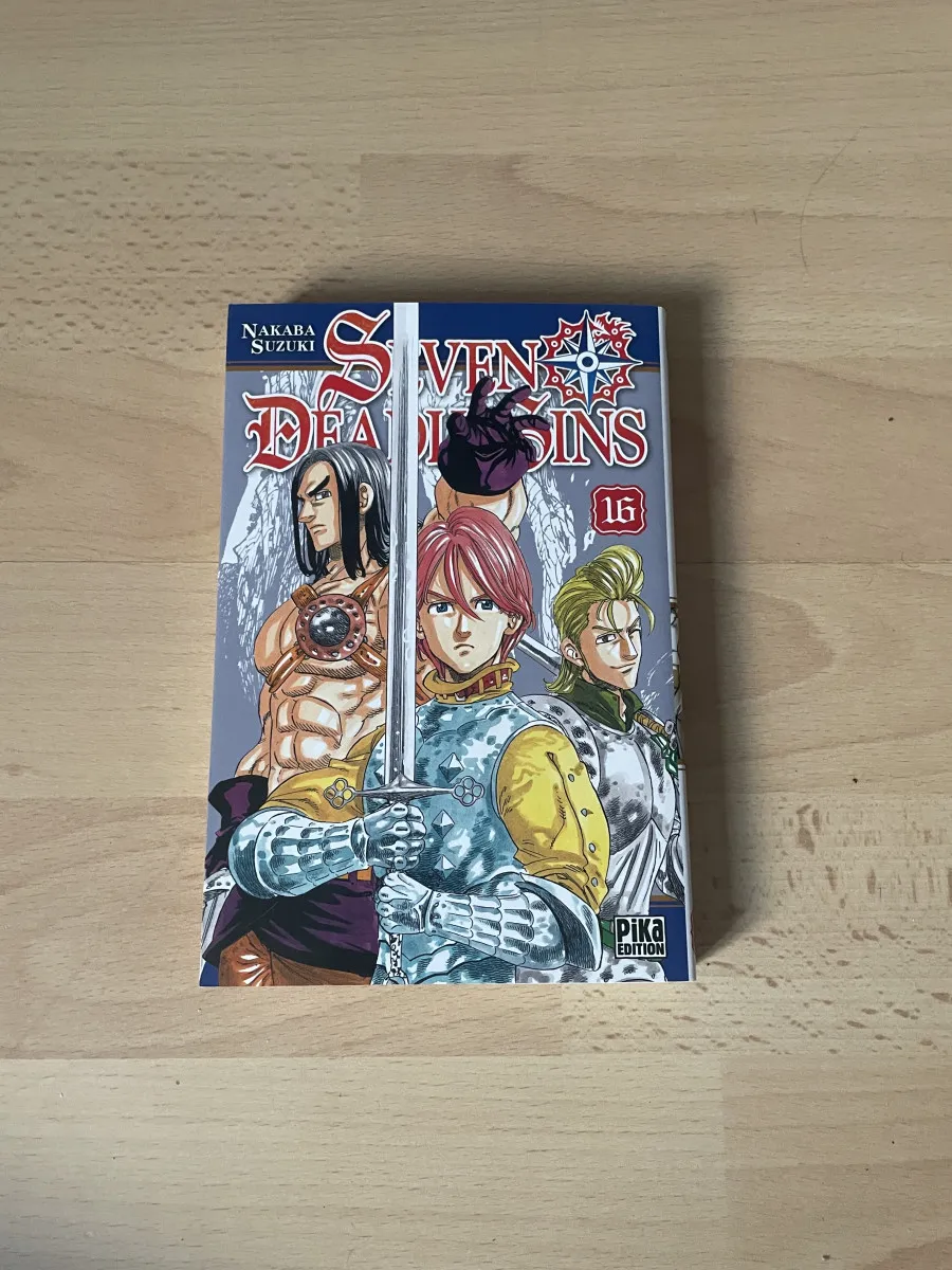 Tome 16 seven deadly sinsJe le vends car je l’ai lu une fois puis mis en deco .État parfait