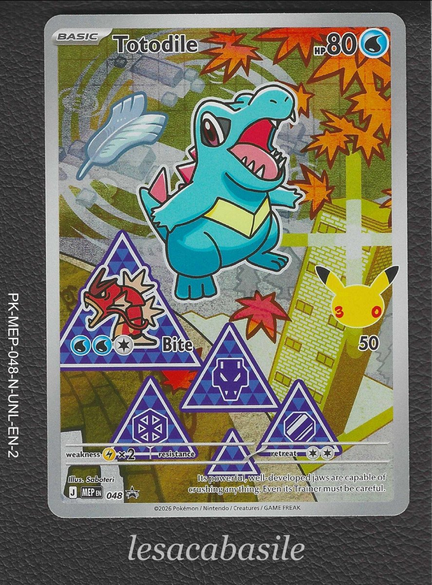 Totodile MEP 048 - EN - Promos Méga-Evolution