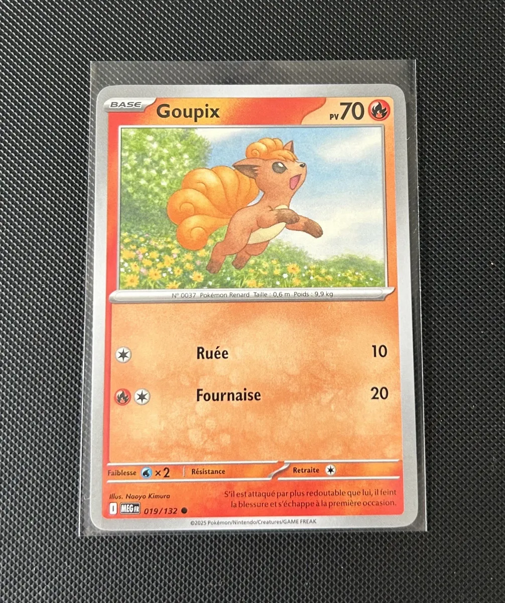 Carte Pokémon - Goupix 19/132 - Méga Évolution