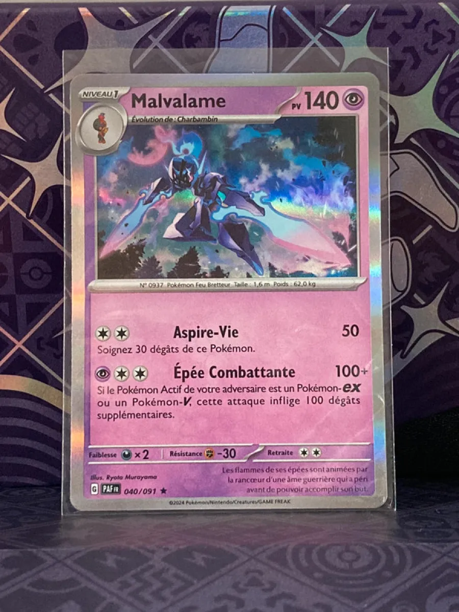 Malvalame 040/091 Holographique Rare Pokémon Destinée de Paldea