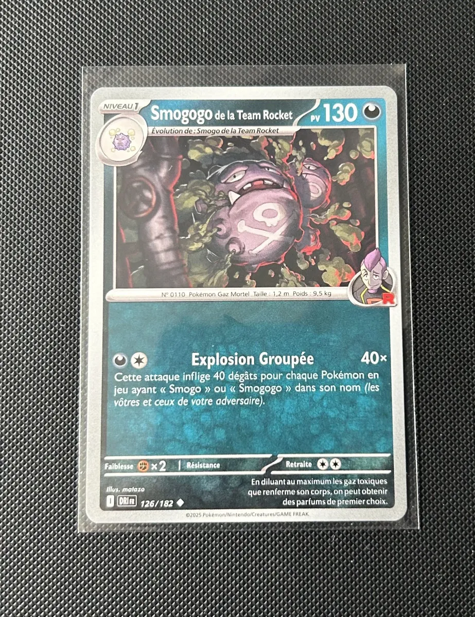 Carte Pokémon - Smogogo de la Team Rocket 126/182 - Rivalités Destinés