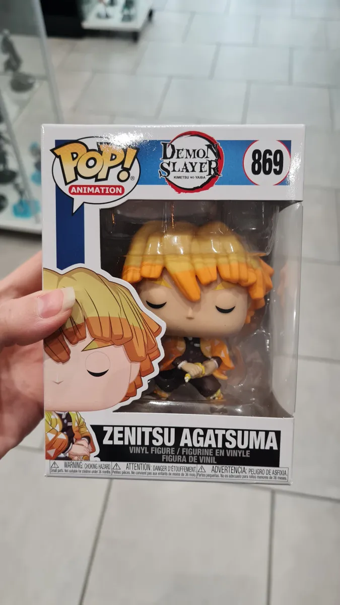 Figurine pop zenitsu demon slayer