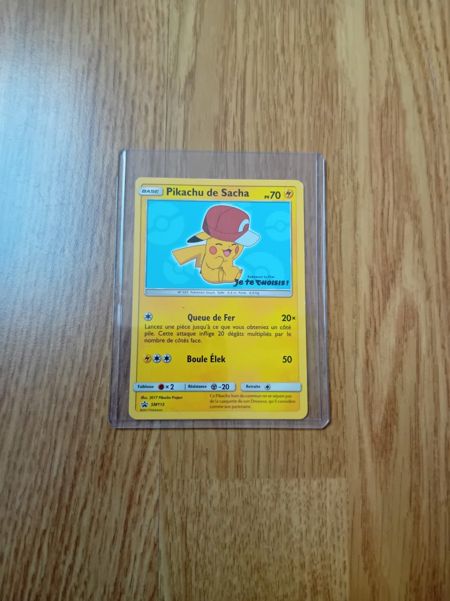 Pikachu de Sacha promo pokemon