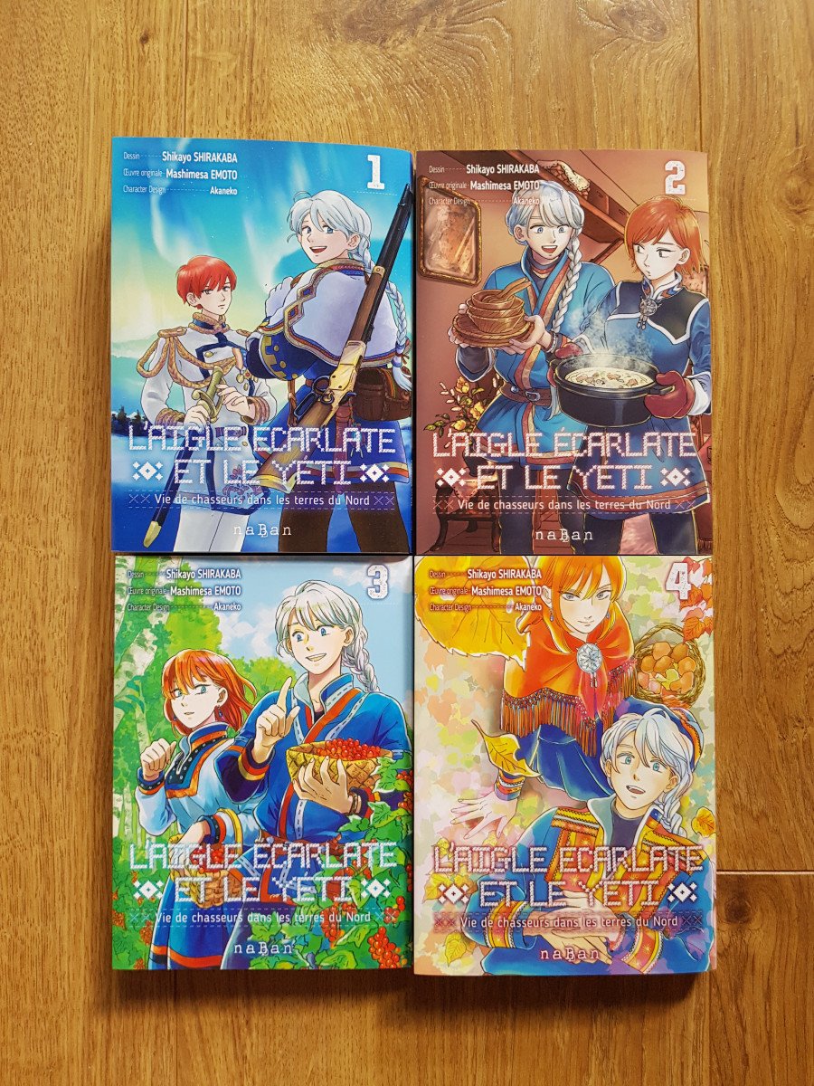 L'Aigle Écarlate et le Yéti - tome 1 à 4