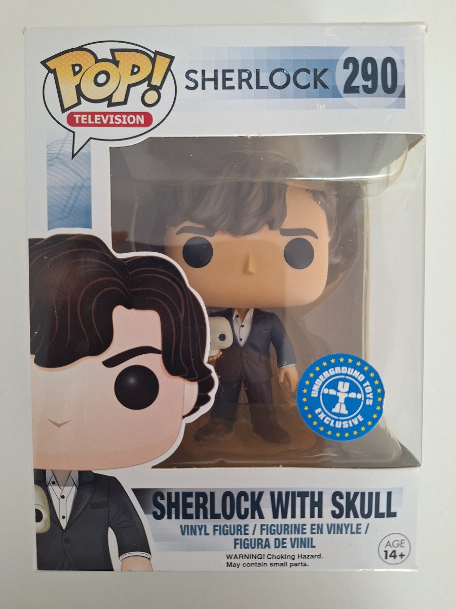 👉 Funko Pop Sherlock with Skull #290