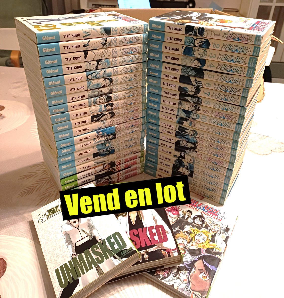 Bleach : 60 tomes (sur 74 +)