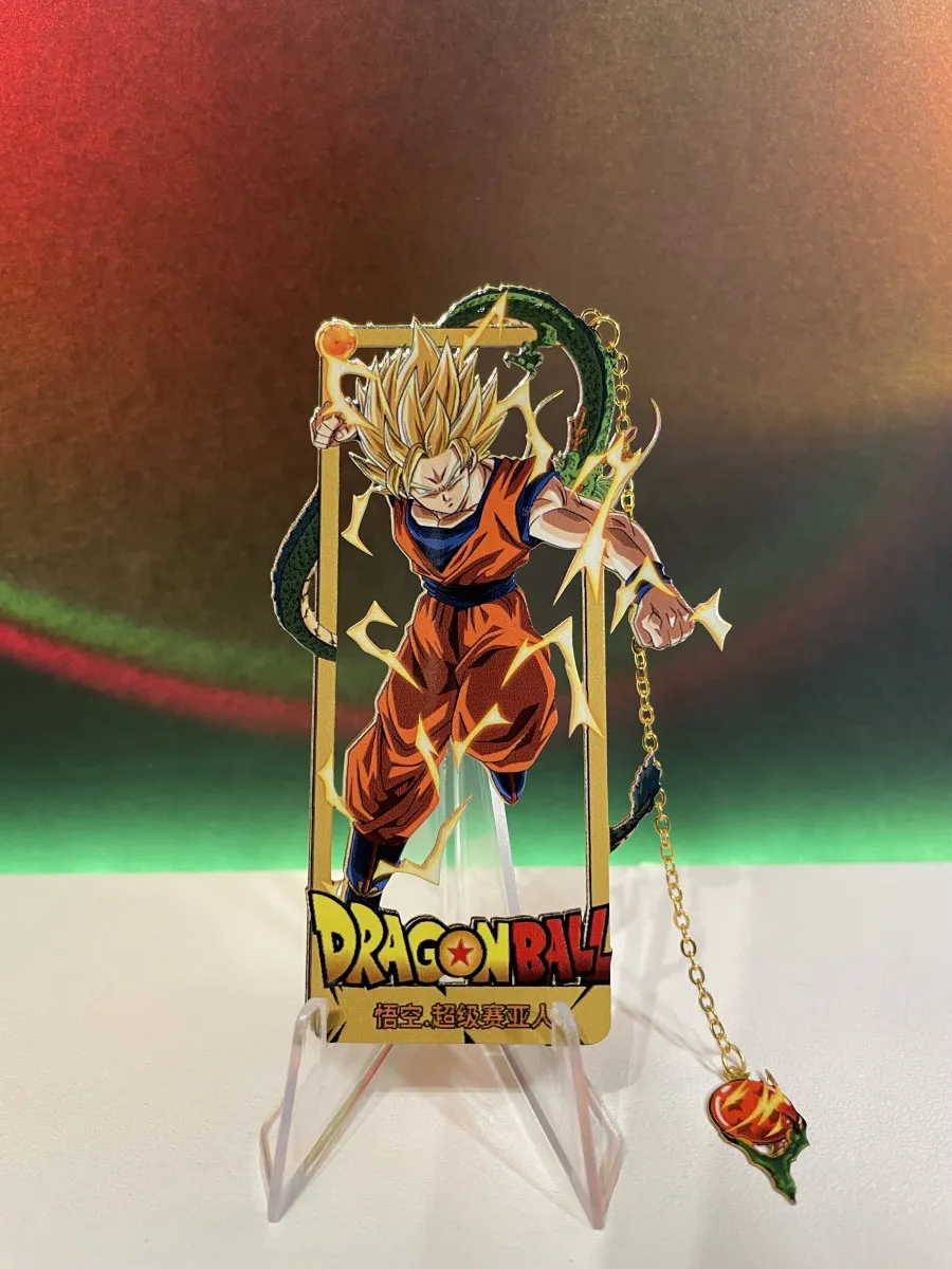 Marque page en métal dragon ball z