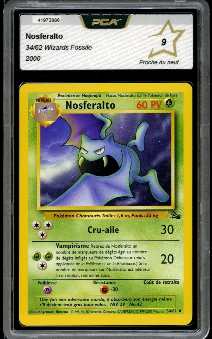 Nosferalto - Pokemon (Fossile)