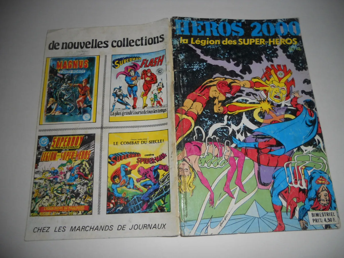 Héros 2000 La Légion Des Super Héros N°4 Sagedition - 1979