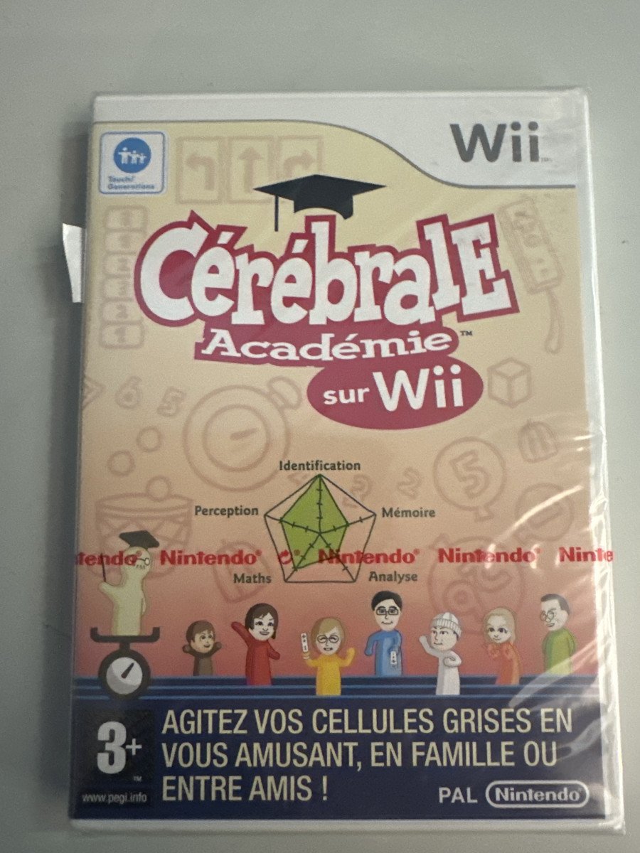 Jeu wii cérébral académie neuf blister