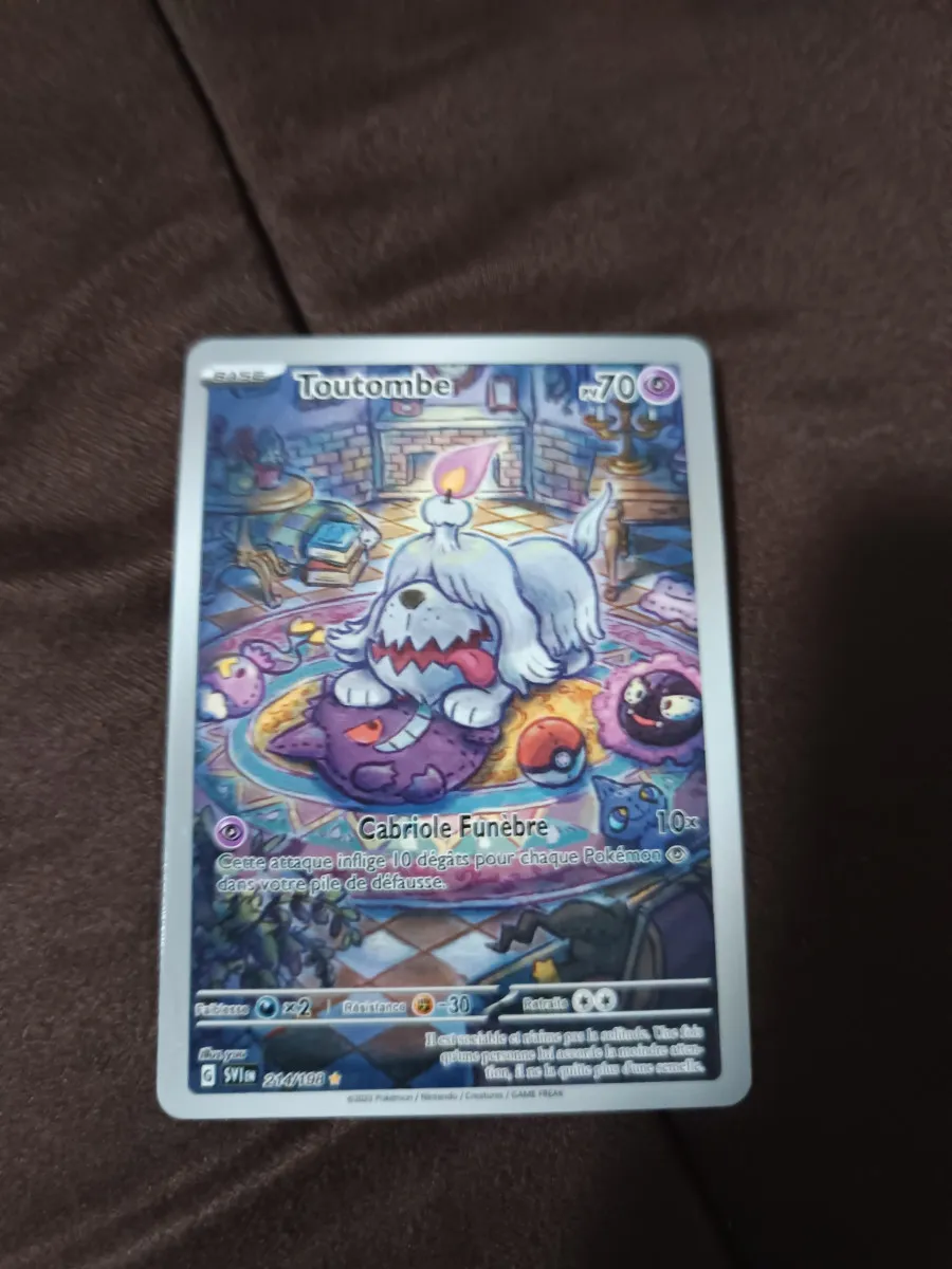 Vente de 3 cartes pokémon