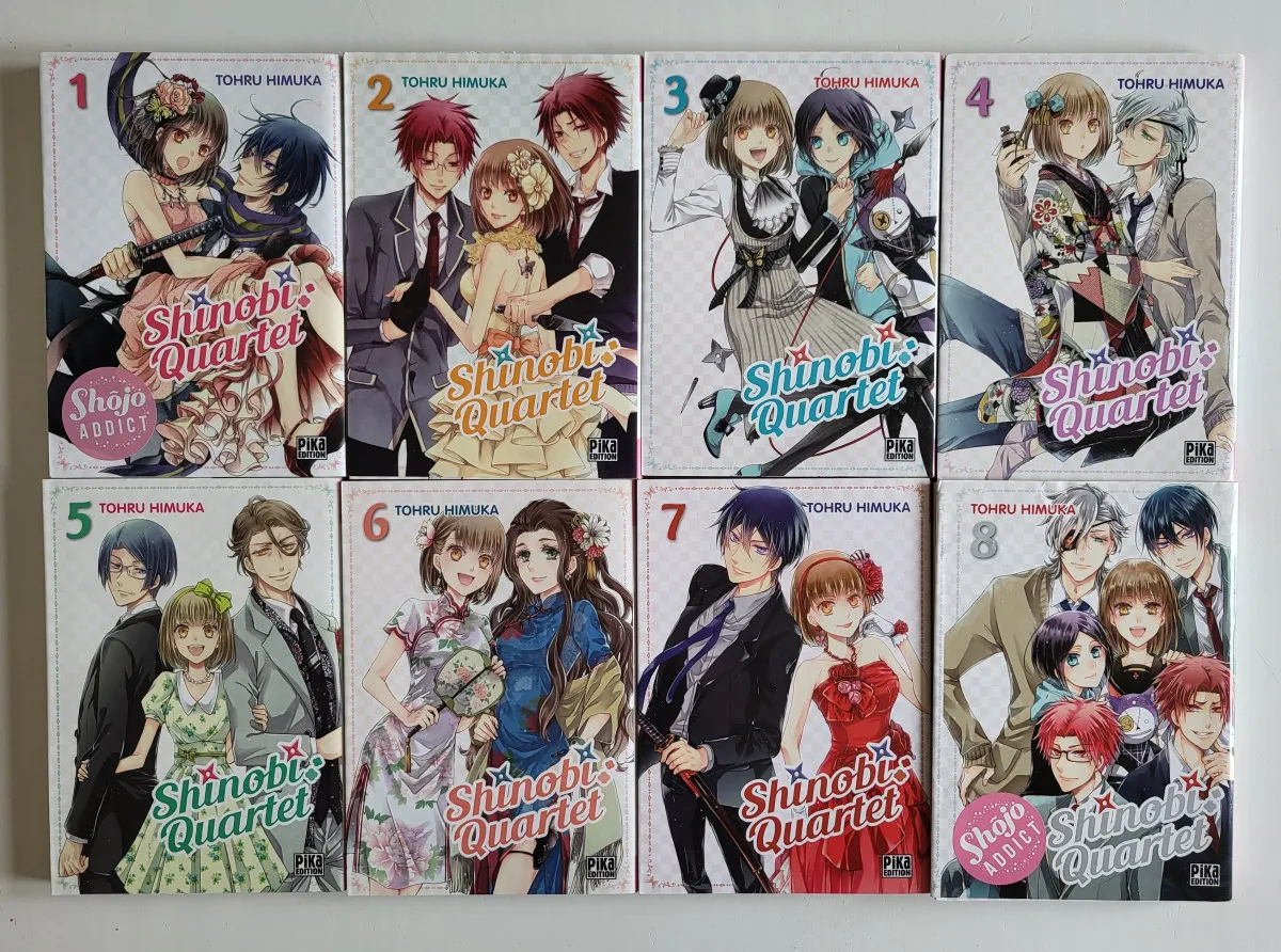 Shinobi Quartet Intégrale : Tome 1 À 8 (Manga De Tohru Himuka)