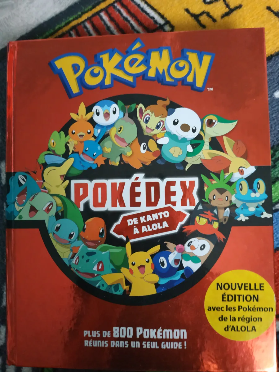 Pokédex avec plus de 800 pokémons