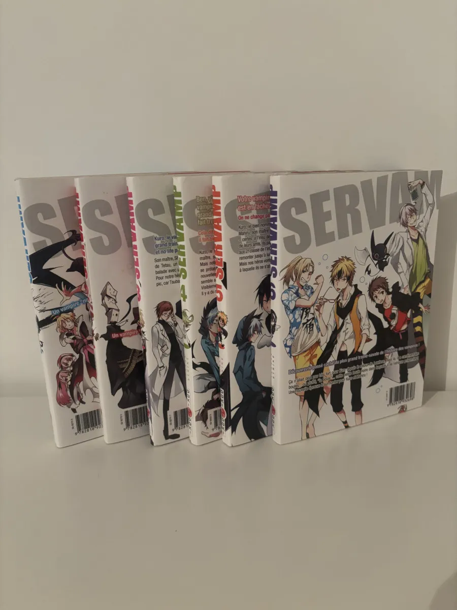Servamp - Tomes 1 à 6 - Édition Doki Doki - Bon état