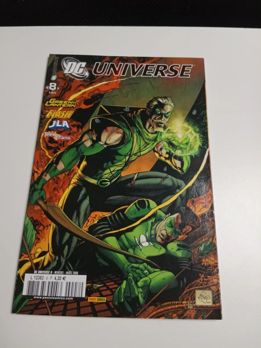 Dc  Universe N° 8  À Force De Volonté ( Green Lantern + Flash + Jla mars 2006 TTBE